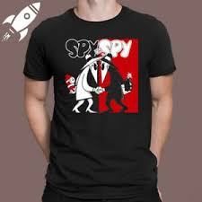Details About Spy Vs Spy Comic Cartoon Mad Magazine Mens Black T Shirt Size S M L Xl 2xl 3xl