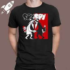 details about spy vs spy comic cartoon mad magazine mens black t shirt size s m l xl 2xl 3xl