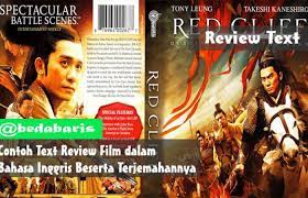 Contoh Text Review Film Dalam Bahasa Inggris Beserta Terjemahannya