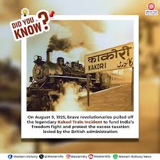 August 1925, the Kakori Train Incident ...
