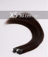 Extension Adhesive 30cm Cheveux Noirs Naturels Extensions De Cheveux Cheveux Naturels