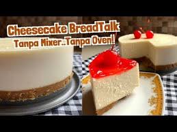 A cross between banana bread and a drizzle cake, this easy banana loaf recipe is a quick bake that can be frozen. Resep Cara Membuat Cheesecake Breadtalk Tanpa Oven Tanpa Mixer Youtube No Bake Cake Cheesecake Chesee Cake