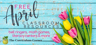 April Collection The Curriculum Corner 123
