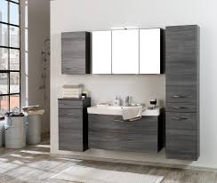 .badm\u00f6bel set, 90cm rund mineralgussbecken, spiegelschrank mit badblock 90cm marlin city 01r komplett set lieferumfang: Badmobel Set Florida 7 Teilig 180 Cm Breit Eiche Graphitgrau Moebel Guenstig De