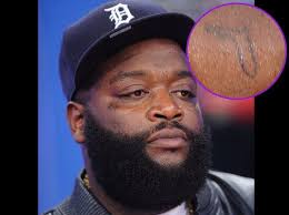 Rick Ross Face Tattoo