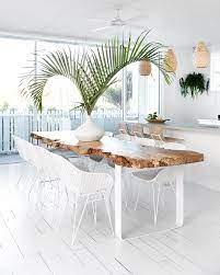 Summer is almost gone but there's still time to save! Uniqwa Furniture On Instagram Our Columbia Dining Table Made From Lychee Wood With Our All White Angola Beach House Interior Beach House Decor Stylish Decor