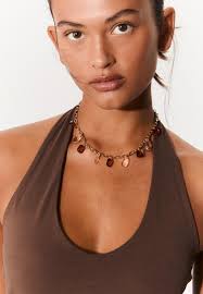 Set berisi 3 kalung tali dan manik-manik