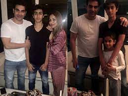 Malaika arora started her career as a vj and was soon introduced to the world of modelling, from where she also appeared in various television. Pic Malaika Arora And Arbaaz Khan Come Together For Son Arhaan Khan S Birthday