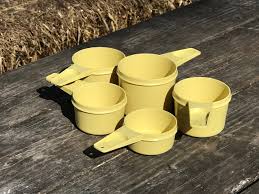 Vintage miniature kitchen utensils set toy metal pretend play junior miss japan. Stop Using Your Vintage Tupperware Now These Measuring Cups Are Positive For 2 103 Ppm Lead 250 Ppm Arsenic