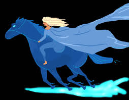 A water horse called the nokk. Artstation Frozen 2 Elsa Riding Horse Nesha Surya