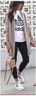 Adidas Women Outfit Sporty Chic Adidaswomenoutfitsportychic Casual Sporty Outfits Fall Outfits Women Fall Outfits