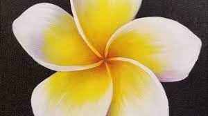 Learn How To Paint A Plumeria Blossom In This Free Step By Step Acrylic Painting Tutorial By Flower Painting Flower Painting Lessons Acrylic Painting Tutorials