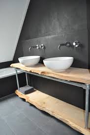 Our industrial line is one of the first designs to come from trueform and has stood the test of time. Oak Slab Industrial Pipe Vanity Unit Bathroom Double Sink