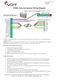Series wiring for speakers means you are connecting the speakers like a chain. Tp200 External Speaker Wiring Diagram Manualzz