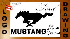 You are trying to discover the various. How To Draw A Horse Easy Ford Mustang Car Logo Wild Horse Mrusegoodart Youtube