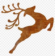 Download Thick Rusty Jumping Reindeer Free Santa Sack Svg Clipart 343270 Pikpng