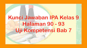 Mata dapat melihat benda karena benda memantulkan cahaya yang diterimanya, sehingga cahaya masuk ke mata 2. Kunci Jawaban Ipa Kelas 9 Halaman 90 93 Uji Kompetensi 7 Youtube