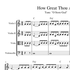 Added by enardcsudest, 15 dec 2016. How Great Thou Art Celtic Harmony Arrangement Sheet Music With Chords And Backing Track String Quartet Trio Or Duet Celtic Hymns In Harmony