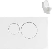 Dual Flush Actuator Plate,for Concealed Cisterns,Toilet Wall Flush Button,Well Made,Water Tank Panel Toilet Flush Button Panel