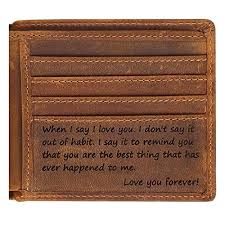 There's a lot of hype around personalized gifts—and with good reason. Men S Wallets Engraved Leather Men Wallet Personalized Unique Gift For Boyfriend Or Husband As Anniversary Birthday Valentine S Christmas Day Graduation And Father S Day Gift Pricepulse