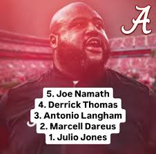 Alabama GM Courtney Morgan's top 5 favorite Alabama players of all time 🐘  #RollTide