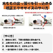 太ももの出っ張りを引っ込める骨盤矯正のやり方 脚のエクササイズ 骨盤矯正 骨盤矯正 ストレッチ