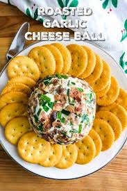 Roasted Garlic Cheese Ball Recipe Recipe Garlic Cheese Ball Recipe Cheese Ball Recipes Balls Recipe