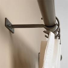 You should only use bypass rings and bypass brackets with the pole they are designed to go with. Forged Iron Curtain C Rings Estate Collection Bestwindowtreatments Com