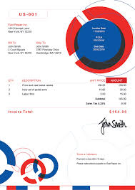 100 Free Invoice Templates Print Email Invoices