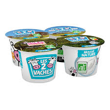 Maybe you would like to learn more about one of these? Yaourts Nature Brasse Bio Les 2 Vaches Les 4 Pots De 115 G A Prix Carrefour