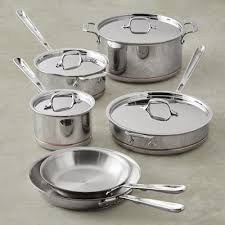 All Clad Copper Core 10 Piece Cookware Set Williams Sonoma Cookware Set Pots And Pans Sets Induction Cookware