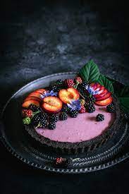 No Bake Blackberry Plum Pie Two Ways Use Your Noodles Recipe Plum Dessert Fun Baking Recipes Plum Pie