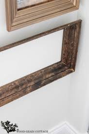 I have a puzzle regarding use of pictureframe style prefab wainscoting. Diy Molding Frame The Wood Grain Cottage