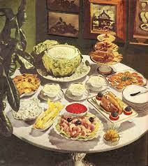 There's a reason for the reliable standard: Pin By Susan Ottaviano On Mad Men Party 60s Food Cocktail Party Food 70s Dinner Party