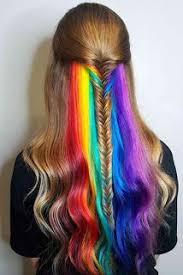 Paper Faces Rainbow Hair Gokkusagi Sac Muhtesem Sac Denizkizi Saci Sac