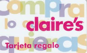 Claire's gift cards are an excellent gift idea for your favorite niece or nephew, grandkids, or children. Gift Card Claire S Claire S Spain Claire S Col Es Claire 001