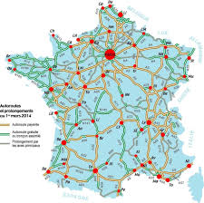 Imprimer carte de france détaillée. Carte Routes Et Autoroutes De France Carte De France Carte De France Detaillee Carte Routiere