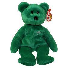 Ty Beanie Baby Erin The Irish Bear 8 5 Inch Walmart Com
