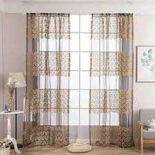 Amazon De Todidaf Transparente Gardinen Vorhang Gardine Tull Fenster Behandlung Voile Drapieren Vorhange Gardinen Transparente Gardinen Vorhange