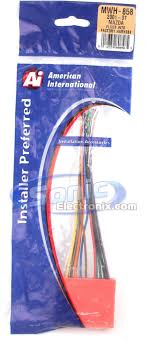 ( other vehicles will be added to the select vehicle list upon completion of compatibility testing. American International Mwh 858 Mwh858 Wiring Harness For Select