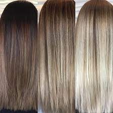 The Journey Of Going From Dark To Blonde Colour Done By Ariel Blonde Hair Transformations Brown Blonde Hair Brown To Blonde Hair Transformation