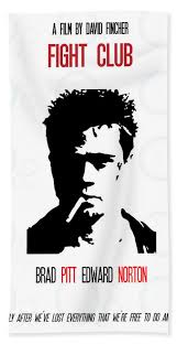 Get the fight club poster only at tapestry girls! Fight Club Poster Art Beach Towel For Sale By Florian Rodarte