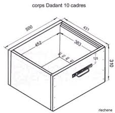 Corps Ruche Dadant 10 Cadres Bee Boxes Bee Hives Boxes Bee Hives Diy