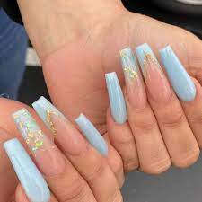 Acrylic nails or artificial nails, are those special type of nails which have the ability to glam up your style quotient to multiple levels. 138 Likes 2 Comments Nailsbyabby Nails By Abby On Instagram Baby Blue Longn Long Square Acrylic Nails Long Acrylic Nails Blue Glitter Nails