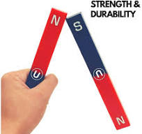 3 Inch Educational Alnico Bar Magnet with North South Identified for  Student Teachers Science Education, 2 Pack