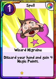 Wizard Migraine Card Wars Wiki Fandom In 2020 Migraine Cards Wizard