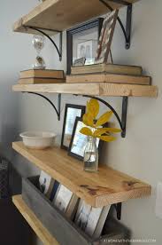 Diy master closet reveal from making it in the mountains. Diy Rustic Wood Shelves At Home With The Barkers