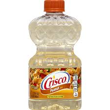(to convert oils from fluid oz to weight, you can use the calculators over at {convert to}.) Crisco Pure All Natural Peanut Oil 32 Oz Plastic Bottle Cooking Oils Sprays Sendik S Food Market