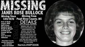Missing: Janis Rose Bullock