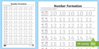 The standard can sizes that evolved came to be known by numbers from one to 10. Free Number Formation 10 To 20 Worksheet Number Formation Worksheet 0 To